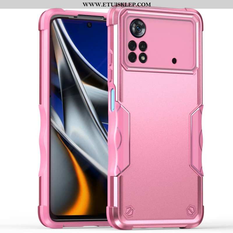 Futerały do Poco X4 Pro 5G Hybryda Z Efektem Metalicznym